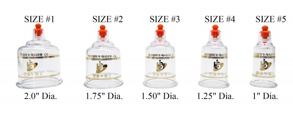 Hansol REGULAR Plastic Cupping Cups(10 pcs/Box)