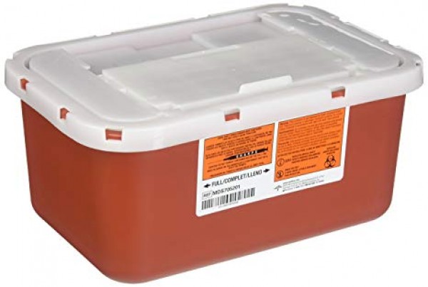 Sharps Container, 4 Quart(=1 Gallon)