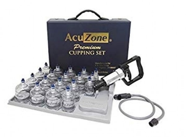 Premium Quality Cupping Set w/ 19 Cups, *INCLUDES the Extension Tube( A $3.00 Value) 