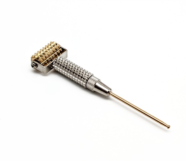Spring Loaded Probe with Roller - GOLD & SILVER