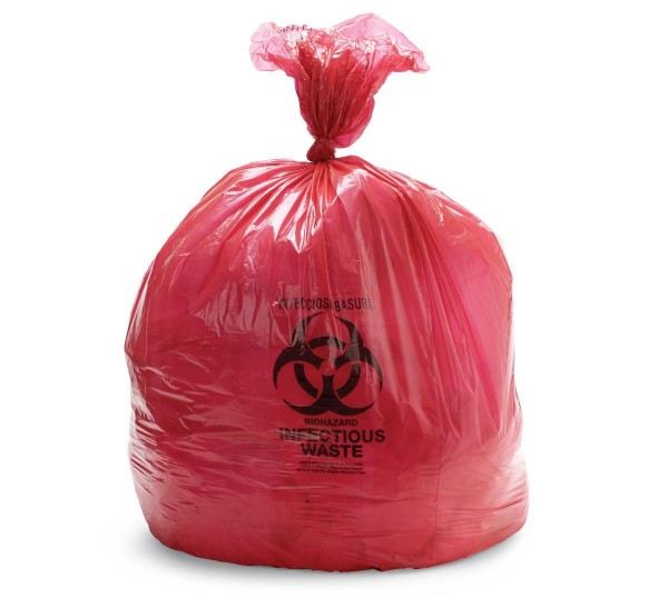 High Density Biohazard Liners - 10 Gallon Size