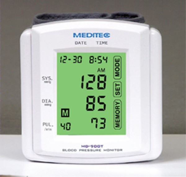 MD-900 Meditec Touch Screen Wrist Blood Pressure Monitor