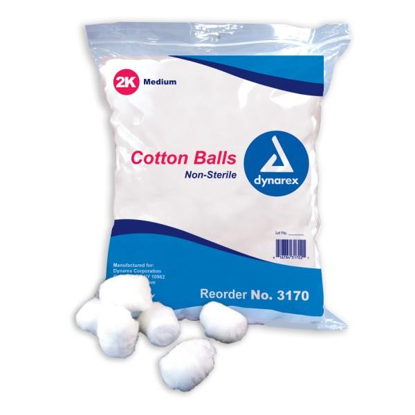 DYNAREX Medium cotton balls