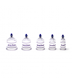 Hansol or AcuZone BOILABLE Plastic Cupping Cups(10 pcs/Box)