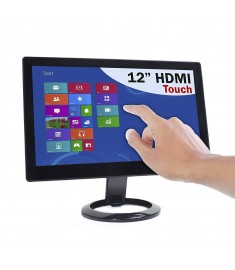  DS-12HT: DoubleSight Displays 12" LCD HDMI Touchscreen Monitor - TAA Compliant - Capacitive - 1366 x 768 - WXGA - 250 Nit - Micro HDMI - Black - Portable No Video Card Required PC/MAC - 3 Year Warranty
