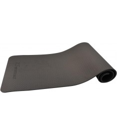 KS Premium Yoga Mat(BLACK) - TPE Material, Excellent Resilience, Non Slip, 72” x 24” Extra Thick 0.4"(10 mm) with Carrying Strap
