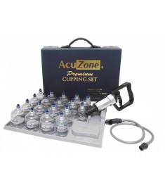 AcuZone Premium Quality Cupping Set w/ 19 Cups, *INCLUDES the Extension Tube [FREE SHIPPING]