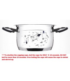 Hansol or AcuZone BOILABLE Plastic Cupping Cups(10 pcs/Box)