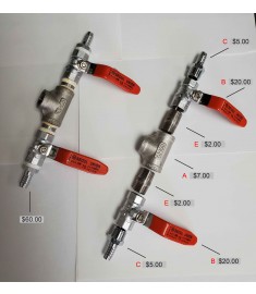 Draining Valve Set for Techno Extractor