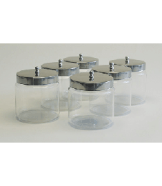 Unlabeled Dressing Jars With Covers