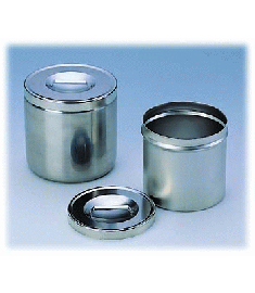 S/ steel Dressing Jar w/ cover