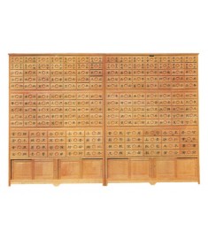 Hansung Wooden Herb Cabinet - Size #10(Grade A)