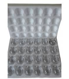 Fire Glass Cupping Jar #3 - Medium (24 pcs)