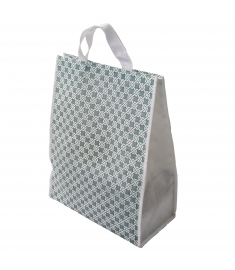 Green (Diamond) Pattern Carrying Bag with Velcro Enclosing 약가방