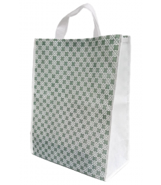 Green (Diamond) Pattern Carrying Bag with Velcro Enclosing 약가방