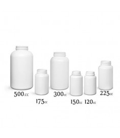 White Bottle with Pressure Sensitive Screw Cap